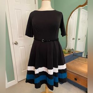 eShakti fit and flare dress
